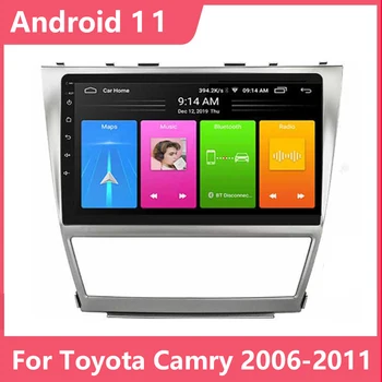 10.1 em 2din 1024*600 Android 11 para Toyota Camry 40 2006-2011 carro dvd player com GPS WIFI, BT Rádio Estéreo Navi Mapa de Chefe de Unidade