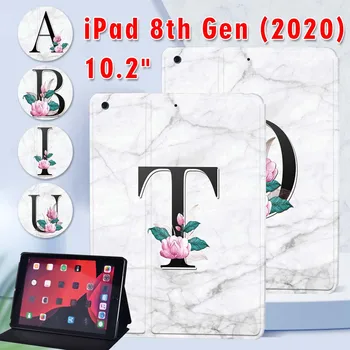 Estojo de couro para Apple IPad 8 2020 8ª Geração de 10.2 Polegadas Suporte para Tablet Capa + Caneta