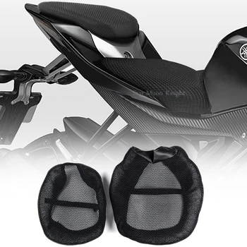 Acessórios da motocicleta Anti-Derrapante 3D Tecido de Malha Tampa de Assento Almofada Impermeável Respirável Para a Yamaha YZF-R15 YZF-R3 YZF R15 R3
