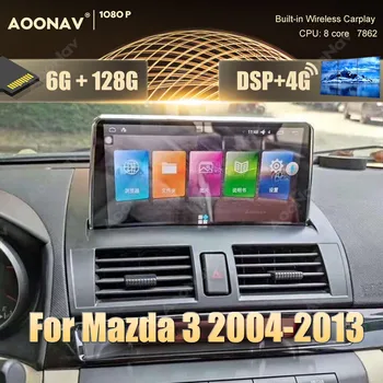 128 GB android rádio do carro Para Mazda 3 2004 -2013 maxx axel vertical de tela tesla radio player multimídia da apple carplay androidauto