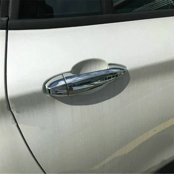 WELKINRY carro automático tampa Para BMW X1 2016 2017 2018 2019 2020 ABS cromado exterior exterior maçaneta da porta maçaneta da guarnição