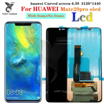 Original para Huawei Mate 20 Pro Visor LCD Touch Screen Digitalizador Com Moldura Huawei MATE20 Pro LCD LYA-AL00 de Exibição