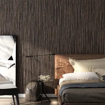 O Japonês moderno, Cor Sólida Interior de Casa de Linho, Fibra de papel de Parede Dinding PVC Wallcovering Impermeável da Parede, Tapete Decoração