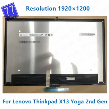 Origianl de 13 polegadas, Para Lenovo ThinkPad X13 Yoga Gen 2 (Tipo de 20W8, 20W9) Portátil do LCD da tela de toque do LCD montagem