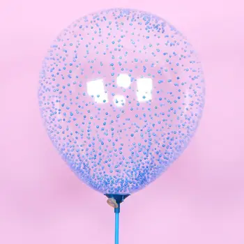 10Pcs Moda Festa Balões resistente ao Desgaste Partículas de Espuma de Aniversário, Balões Decorativos do Casamento de Rejeição Balões