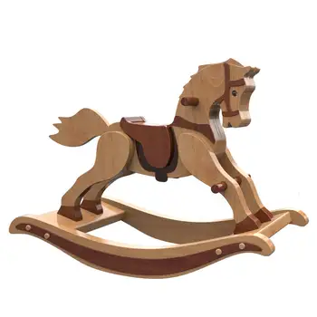 Artesanal E Personalizado Balanço de Madeira do Cavalo de Presente para as Crianças Menino ou Menina Brinquedos Brinquedos Antigos Criança