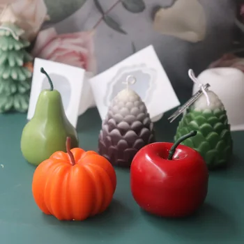 Natal Vela do Molde de Silicone do Molde DIY Artesanal de Sabão Perfumado Vela do Molde Criativo Resina Enfeite a fabricação de Ferramentas
