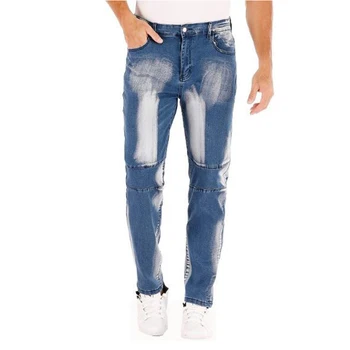 2021 Europeu e Americano de Moda masculina da Marca Motociclista calça Jeans Original Retro Trecho Reto Homens Calças Jeans Plus Size 28-42