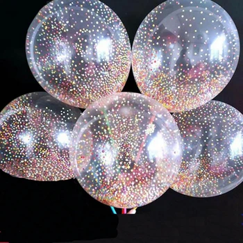 50pcs/muito Transparente de Cor Mágica Balão Cheio de Coloridos de Espuma de Balões Sem Vara de Natal Festa de Aniversário Suppies