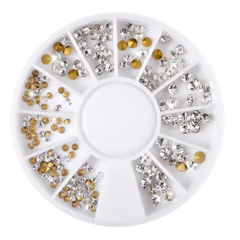 28 Modelos AB verniz Acrílico Diamante Unhas de Glitter, Strass Unhas de Cristal DIY Nail Art Decorações de Ferramentas de Manicure