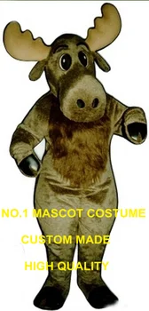Moose o traje da mascote do recém-atacado tamanho adulto dos desenhos animados de natal moose tema de anime cosplay fantasias de carnaval vestido de fantasia 2737