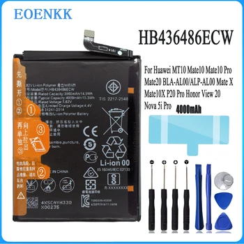 HB436486ECW Bateria para Huawei Mate10 BLA-AL00/ALP-AL00 Mate X Mate10X P20 Pro Parte de Reparo Original Capacidade de Bateria Telefone