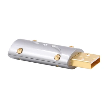 HI-END USB2.0 Plug USB Conector Tipo B Aparelhagem hi-fi DIY DAC Cabo USB Banhado a Ouro de 24K de Bronze