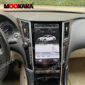 Android 9.0 Carro GPS de Navegação de DVD Player para Infiniti Q50 Q50L QX50L 2015 2016 2017 2018 Auto Estéreo Chefe da Unidade de Tesla Estilo