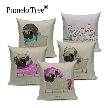 Personalizado Fronhas Dos Travesseiros Novos Desenhos Animados Decorativas, Capas De Almofadas Para Sofá-Cama De Animais Fronha Para Travesseiro