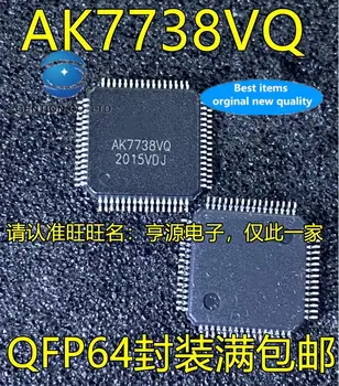 5pcs 100% original novo AK7738VQ-L AK7738VQ AK7738 QFP64 DSP estéreo chip de codec